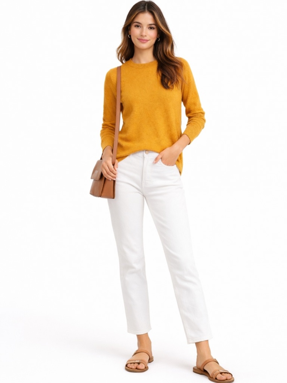 J. Crew Teddie Sweater in Mustard